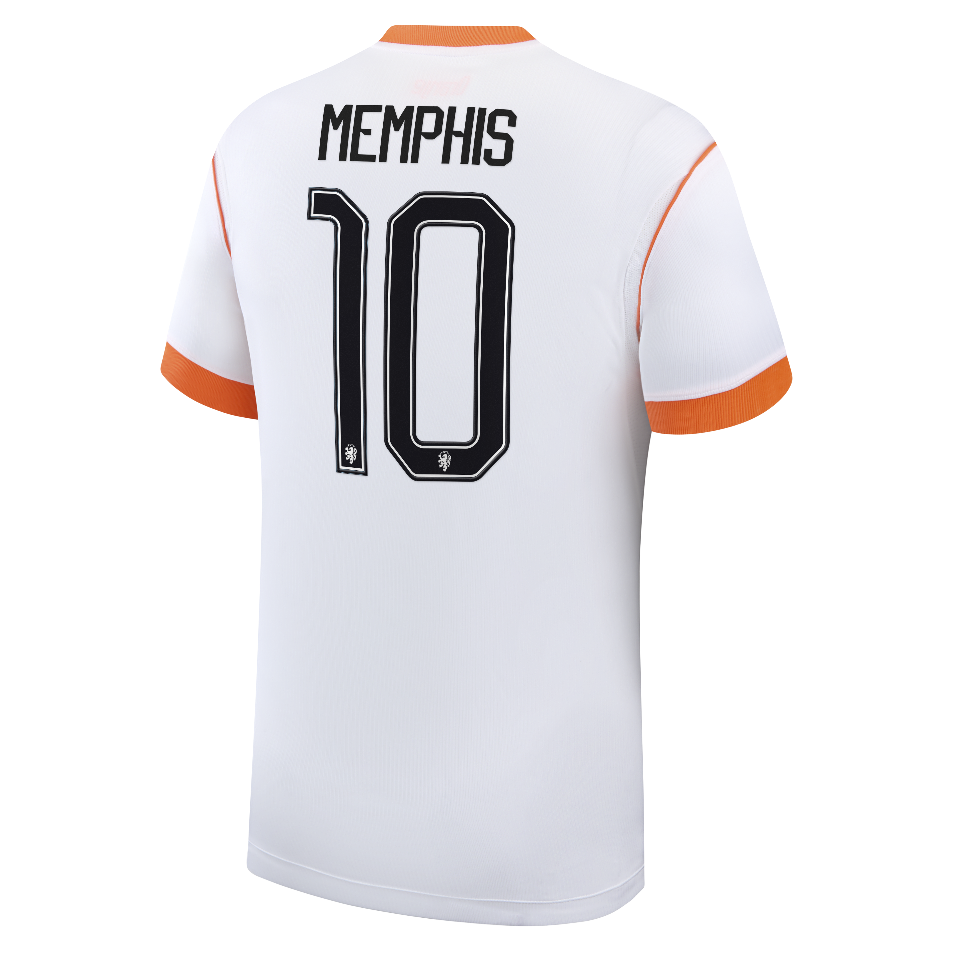 [SJH] Memphis Depay Netherlands National Team 2026 Away Stadium Replica Jersey - White
