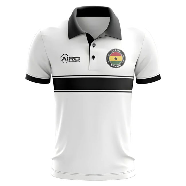 Climate-Control Exclusive-Design Ghana Concept Stripe Polo Shirt