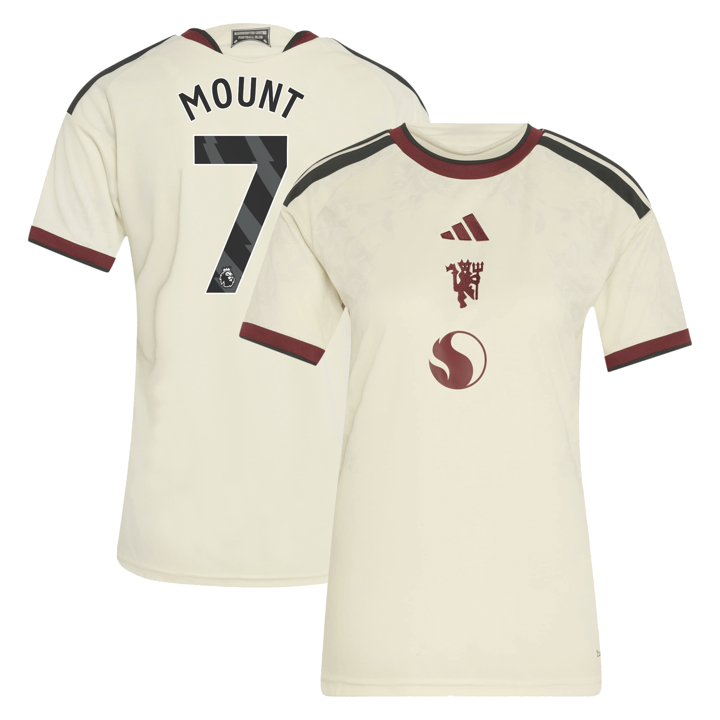 [ESK] Mason Mount Manchester United Women's 2026/27 Third Replica Jersey - Cream