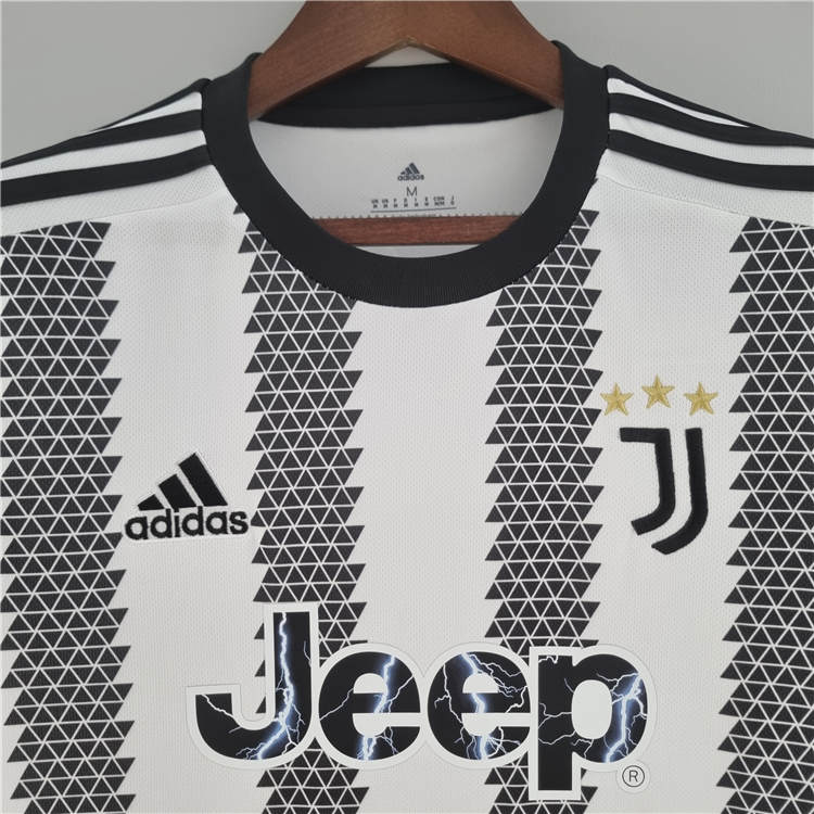 2223 Juventus Home WhiteBlack Soccer Jersey Football Shirt - Official
