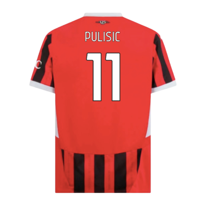 2024-2025 Milan Authentic Home Jersey (Pulisic 11) | Budget Friendly