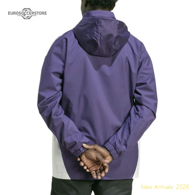 High-Quality 2025-2026 Man Utd Allweather Jacket Aurora Plum
