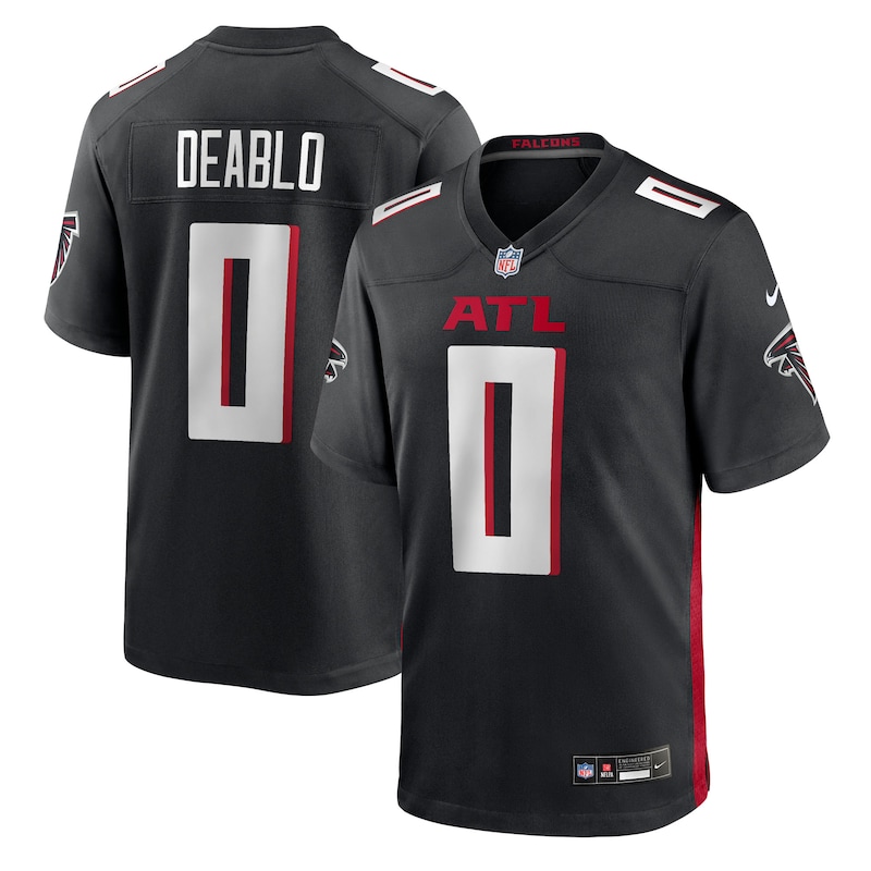 None Divine Deablo ATL Falcons Legendary Top-Grade Jersey Game Day Wea