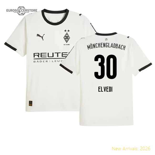 2025-2026 Borussia Mgb Home Shirt (elvedi 30) - Match Quality