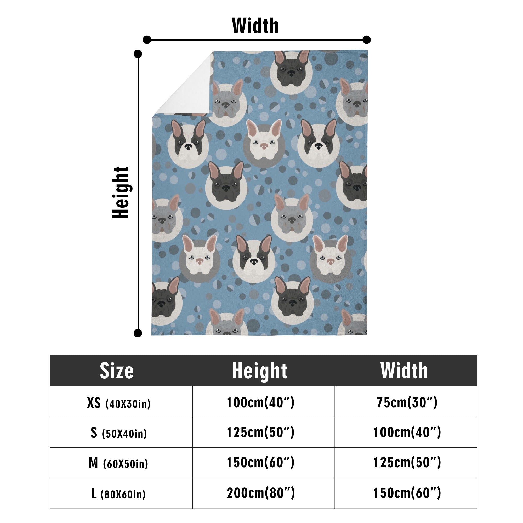 French Bulldog Bella Blanket Cute Frenchie Essential