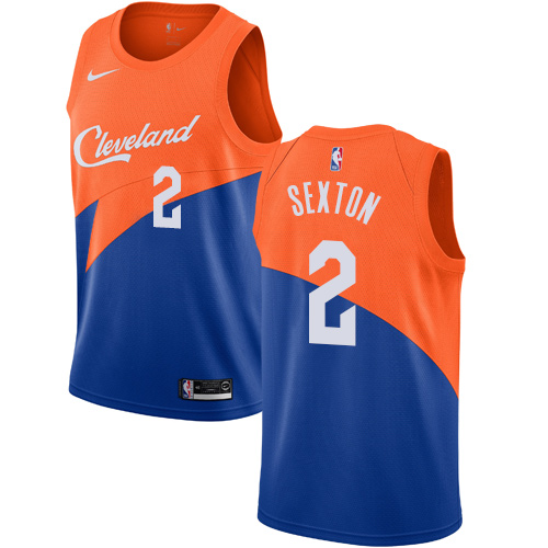 Blue Nike Cleveland Cavaliers #2 Jersey - Breathable Material