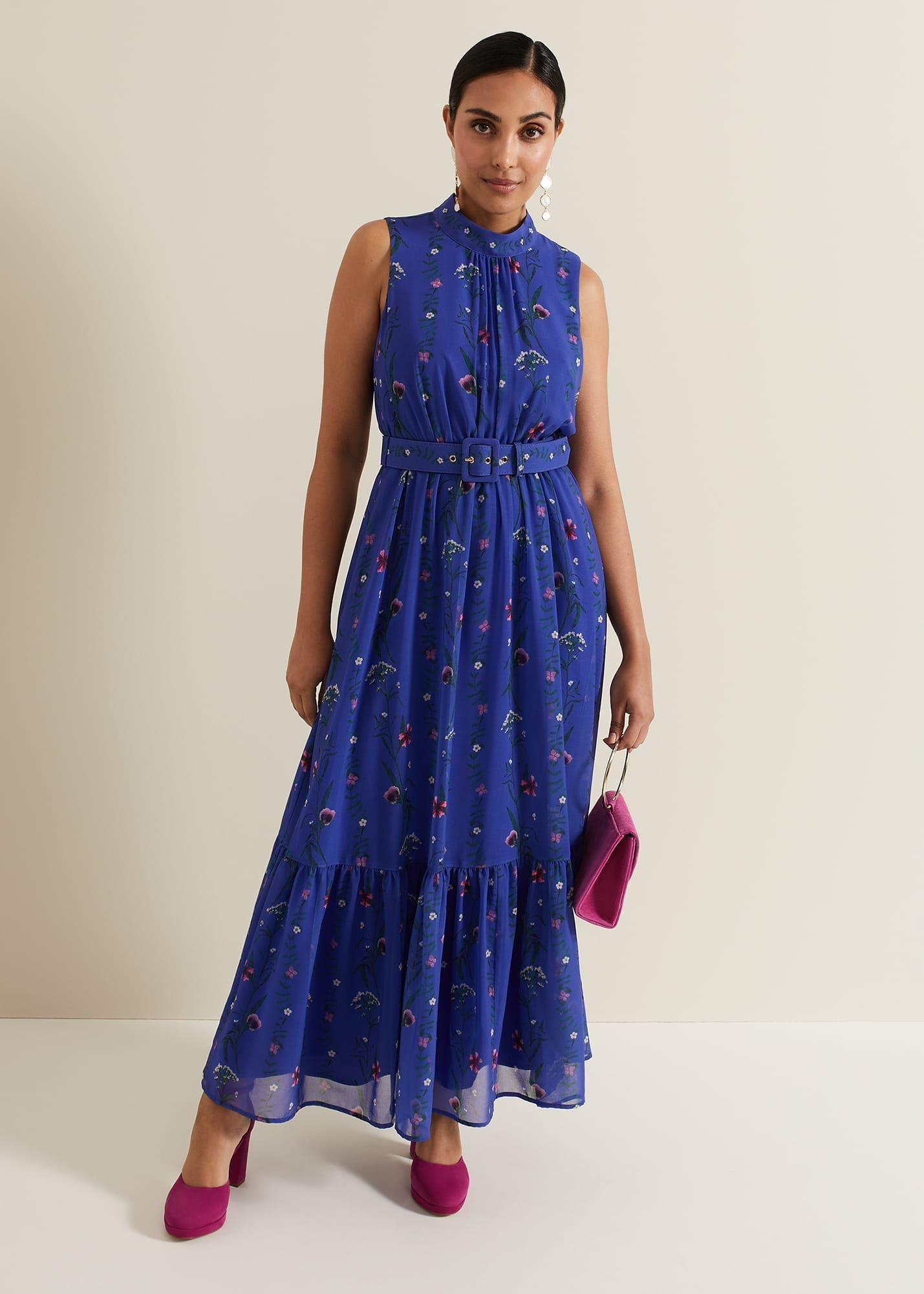 Petite Sofia Print Maxi Dress