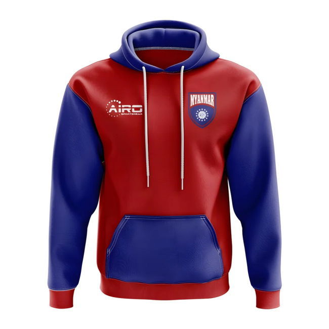 Kit Myanmar Concept Country Football Hoody (Red) Soccer