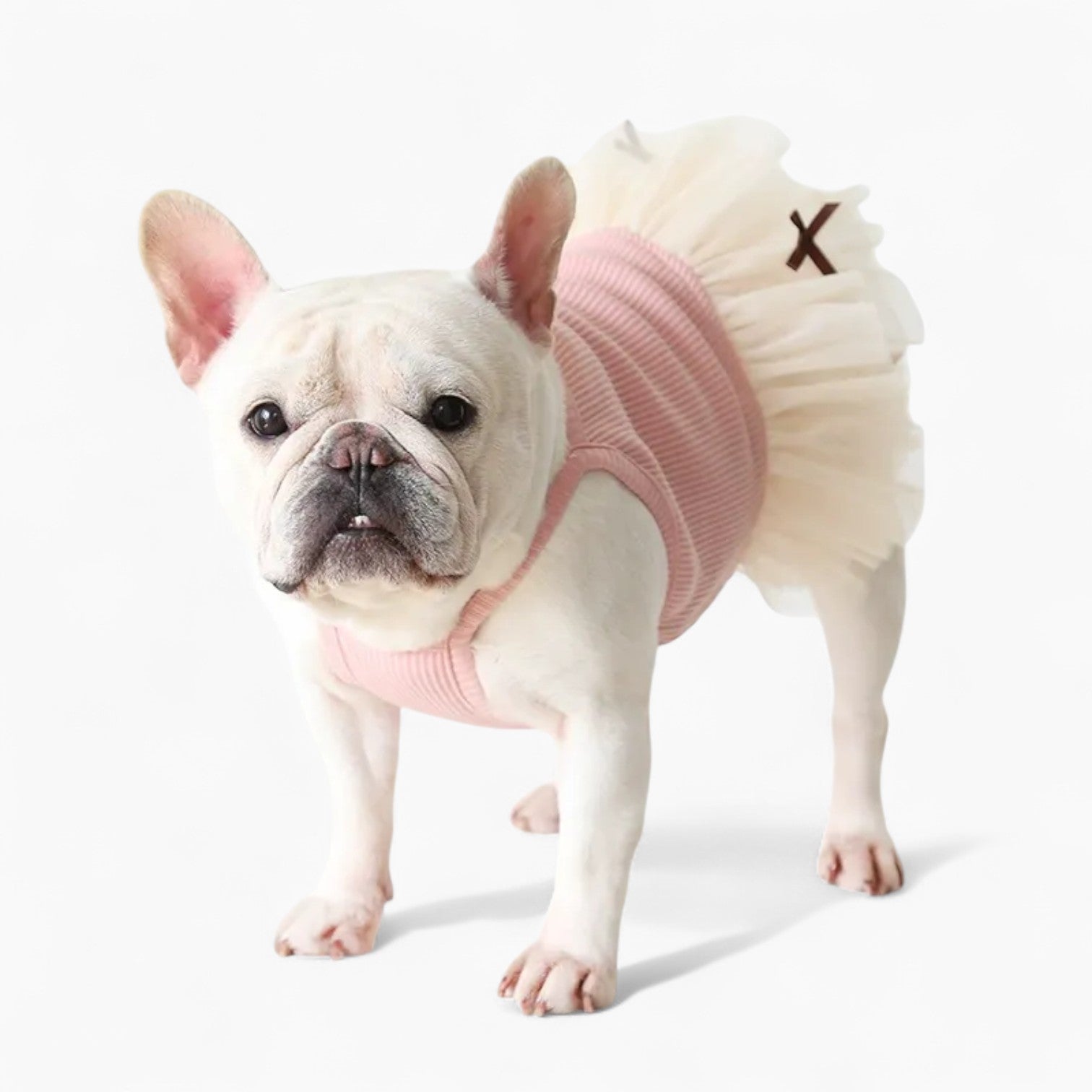 French Bulldog Petstyle Frenchie Princess Dress – Soft Elegant Skirt