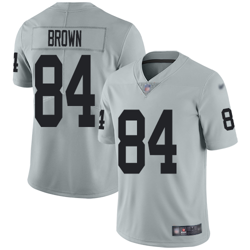 NFL O R Raiders #84 Antonio Brown Brown Limited Jersey -v10
