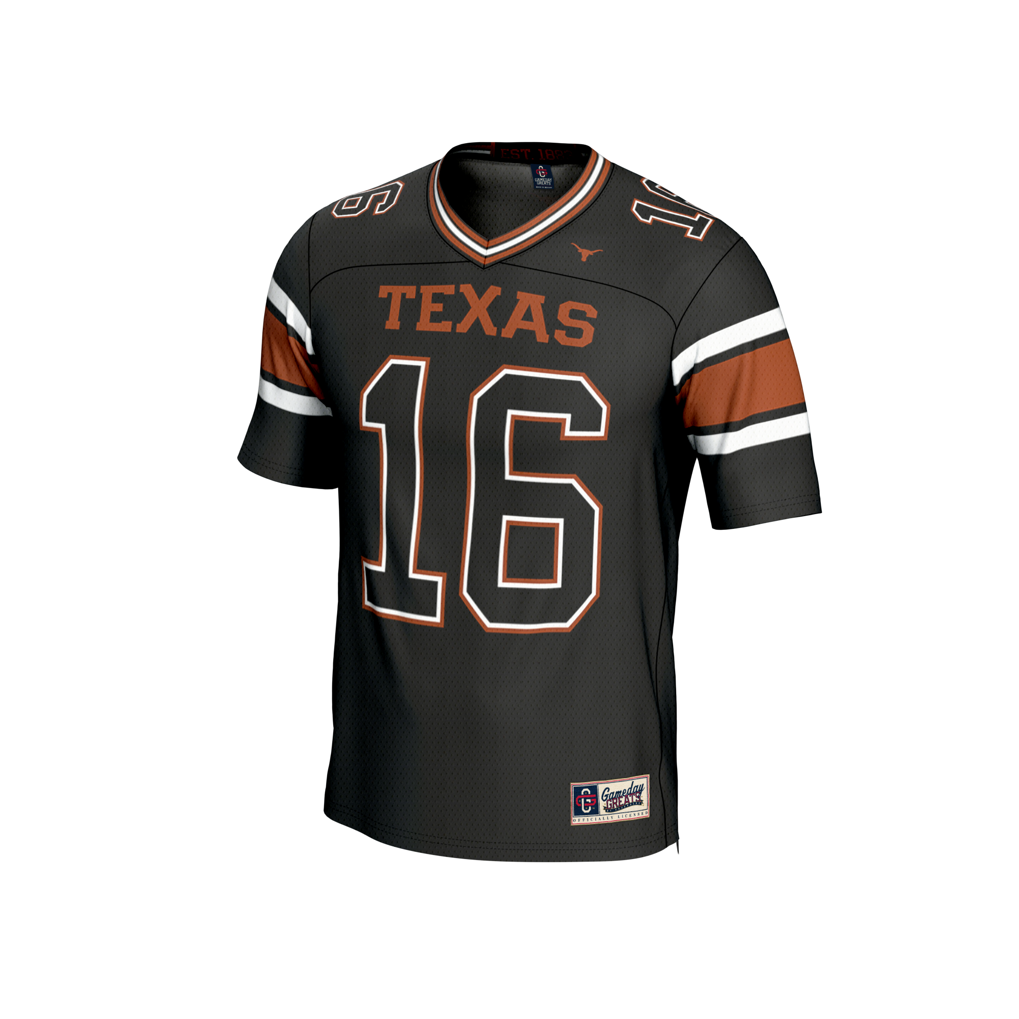 [NJP] Arch Manning Texas Longhorns GameDay Greats Unisex Football Fashion Jersey - Black