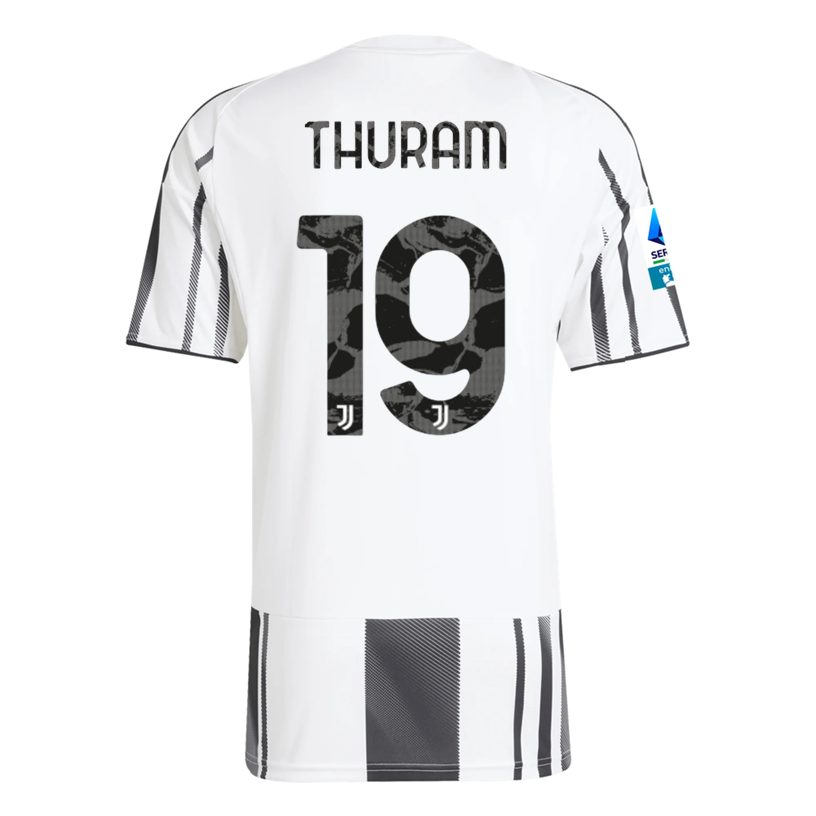 Juventus Thuram 2025-2026 Ser Home Jersey – Authentic Shirt