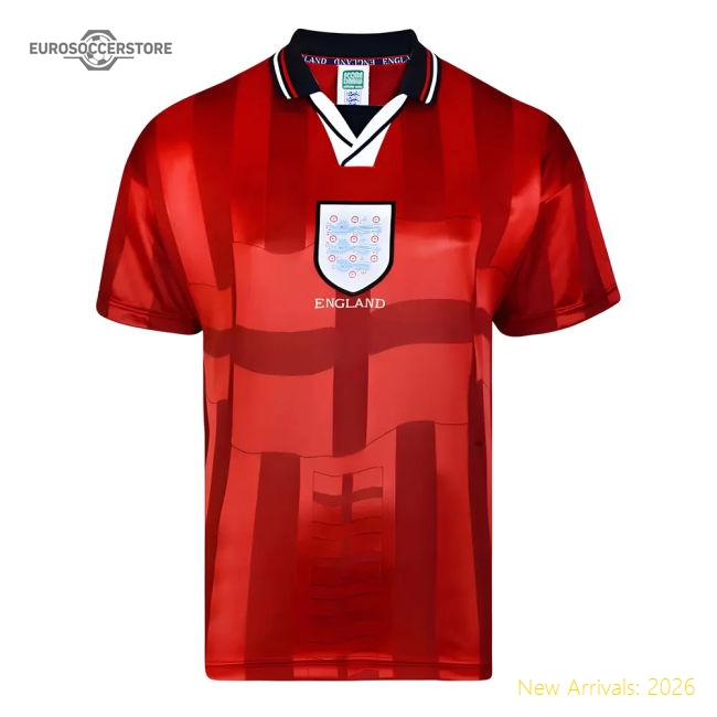 England 1998 Away Jersey Shirt Football Fan Apparel
