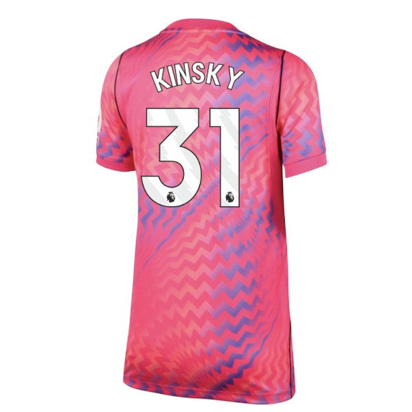 [FJH] 2026-2027 Tottenham Goalkeeper Home Shirt (Hyper Pink) - Kids (Kinsky 31)