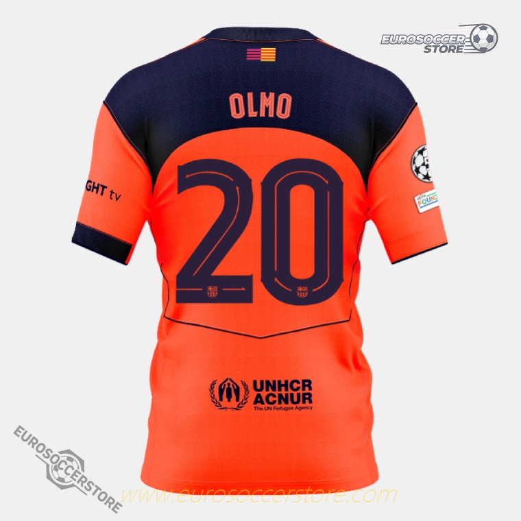 Barcelona 25-26 Third Jersey OLMO 20 (Player Version)