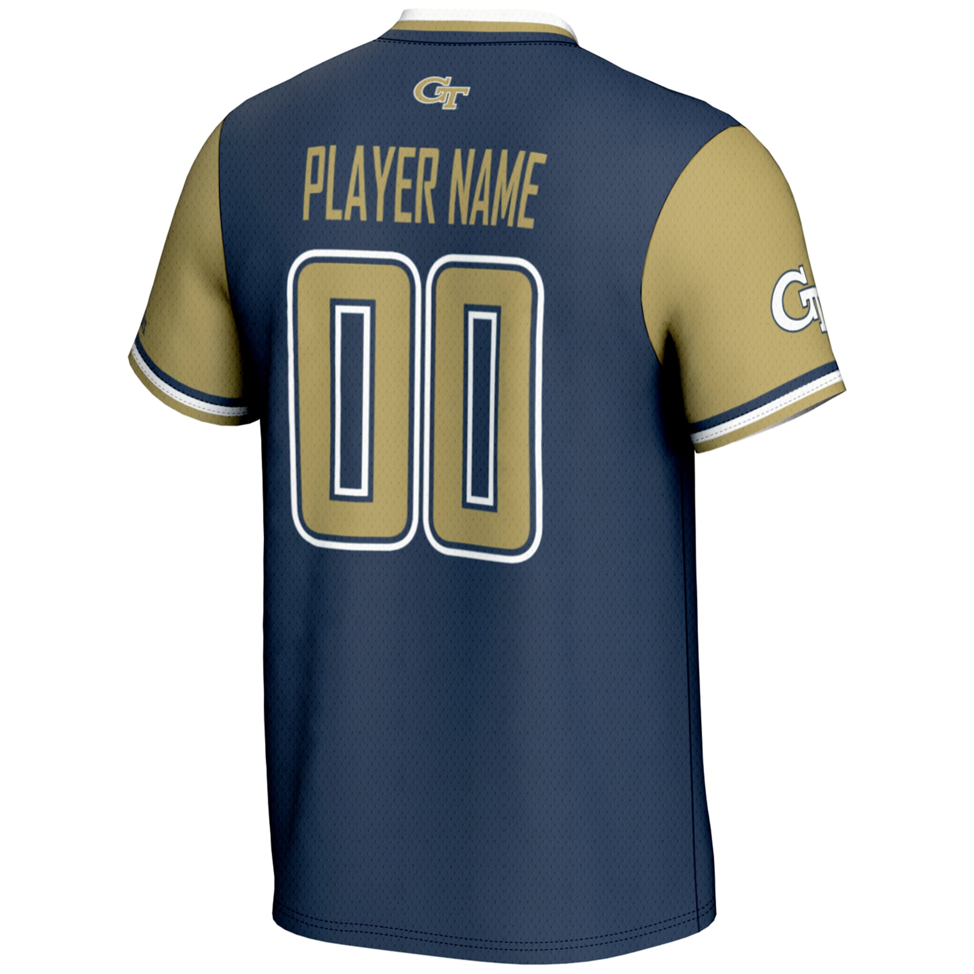 Georgia Tech Yellow Jackets GameDay Greats Youth NIL Pick-A-Player Lightweight Softball Jersey - Navy