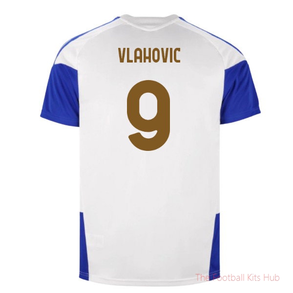 Juventus Training Jersey Vlahovic #9 2026-2027 Football Shirt Chalk