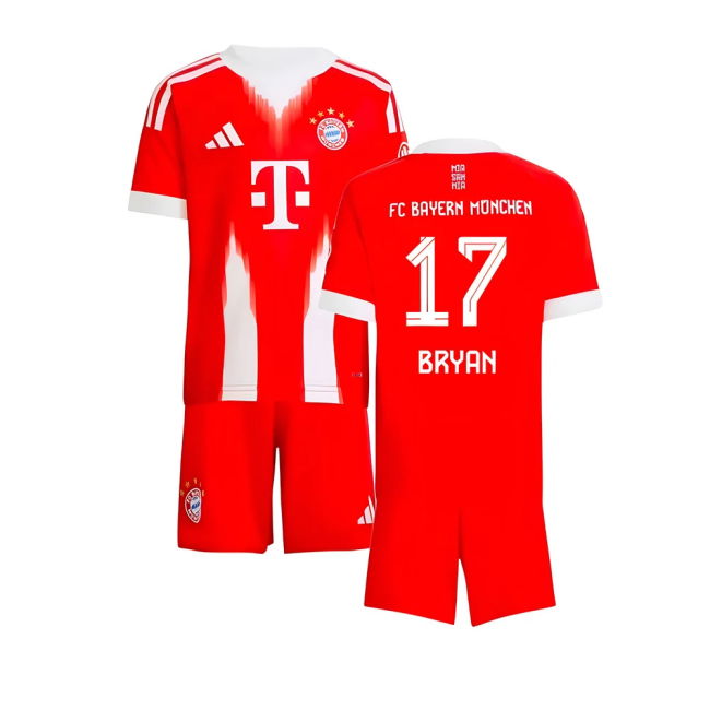Authentic 2025-2026 Bayern Munich Home With Classic Design - Midfield