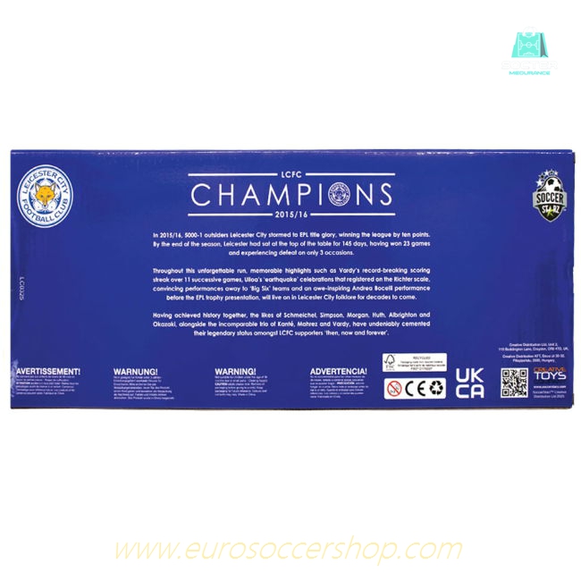 Leicester City FC SoccerStarz Premier League Winners Team Pack
