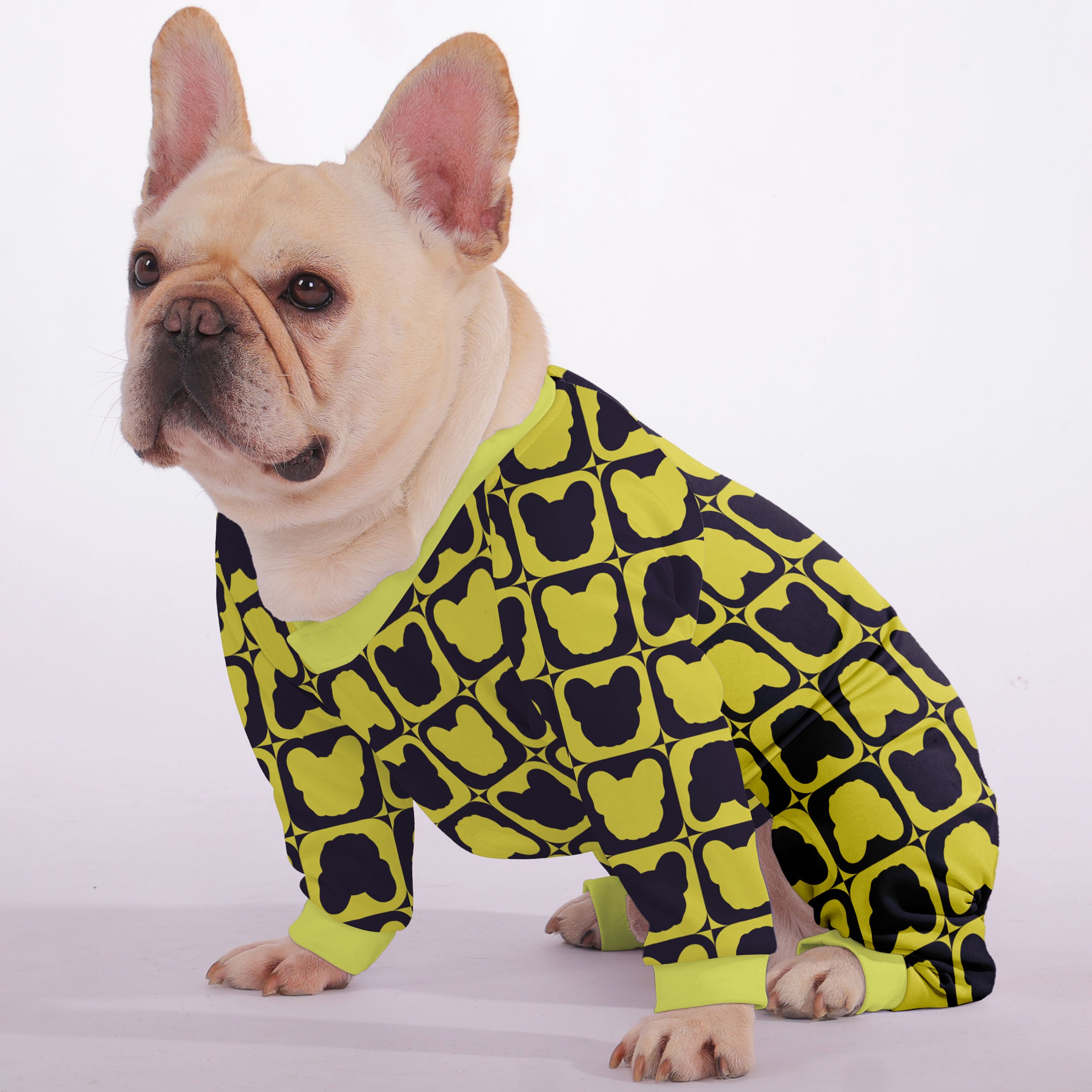 Minimal-Aesthetic Comfortable Milo - Frenchie Pajama for Home Use
