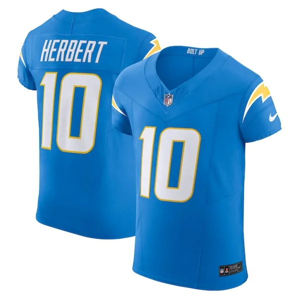None Justin Herbert Elite Jersey - Blue | NFL Player Jersey | NFL Foot