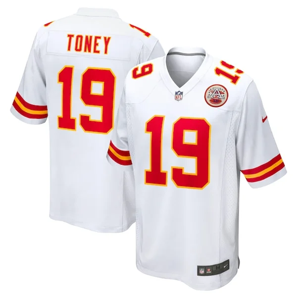 Kansas City Chiefs Game NFL Jersey - White | Premium Football Apparel
