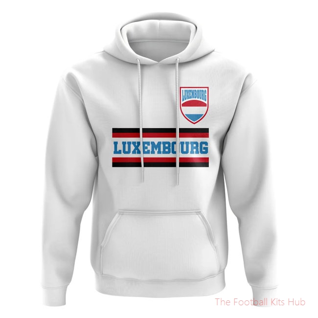 Luxembourg Core Football Country Hoody (White)