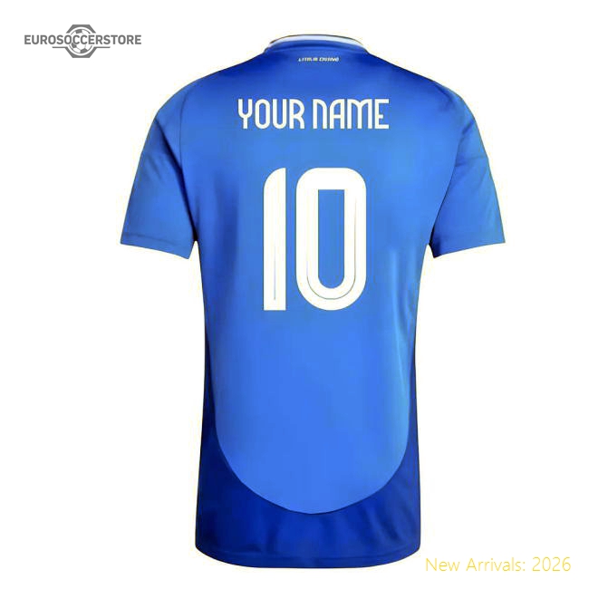 Italy Home Kit 2024-2025 Fan Style Jersey For Match Days