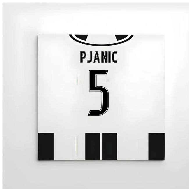 Juve Juventus Canvas Print Pjanic #5 Authentic Design Faithful 202...