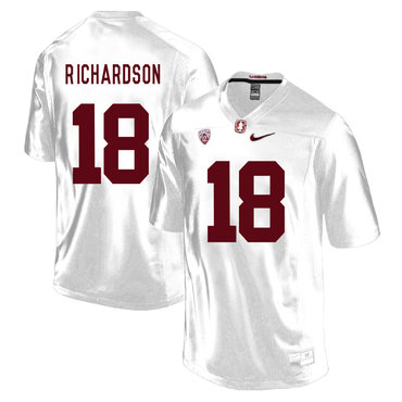 Men's None White 2024 stitched Jack Richardson #18 comfortable Jersey