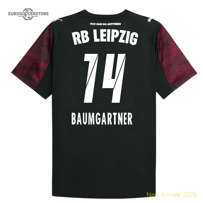 Premium 2025-2026 Red Bull Leipzig Third Shirt (Baumgartner 14)