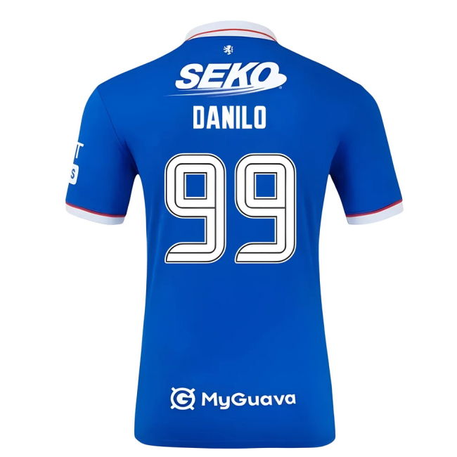 Durable 2025-2026 Rangers Home Authentic Danilo 99 With Classic