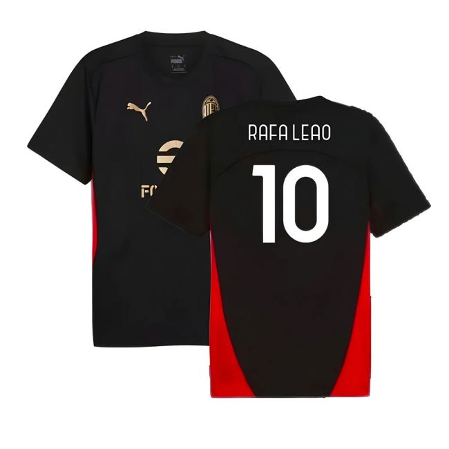 Official Milan Workout Shirt Rafa Leao #10 Classic Licensed Product