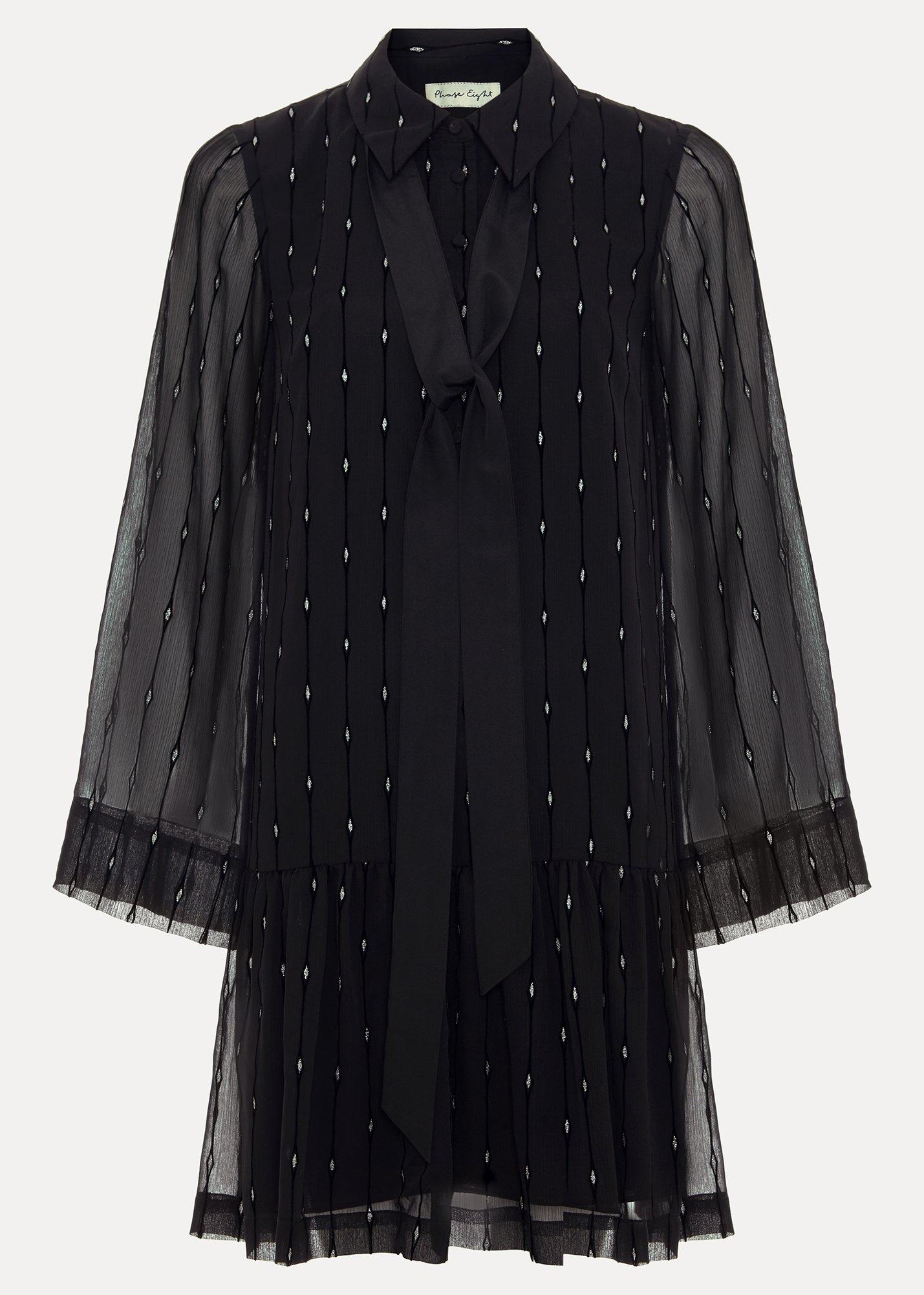 Tessa Glitter Mini Swing Dress