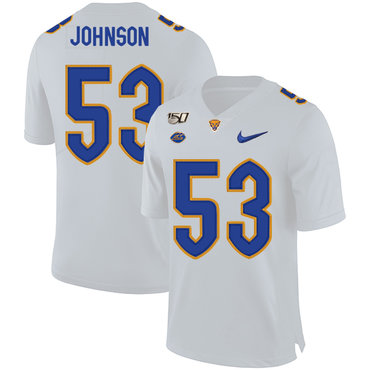 Men's None White 2024 authentic Dorian Johnson #53 moisture wicking