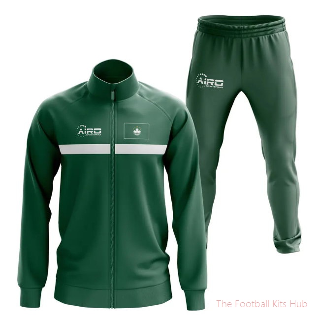 Men Macau Concept Football Tracksuit (Green)