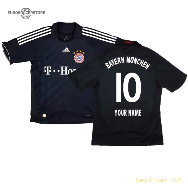 Supporter Bayern Munich 2008-10 Away Shirt ((Excellent) S) (Your Name)