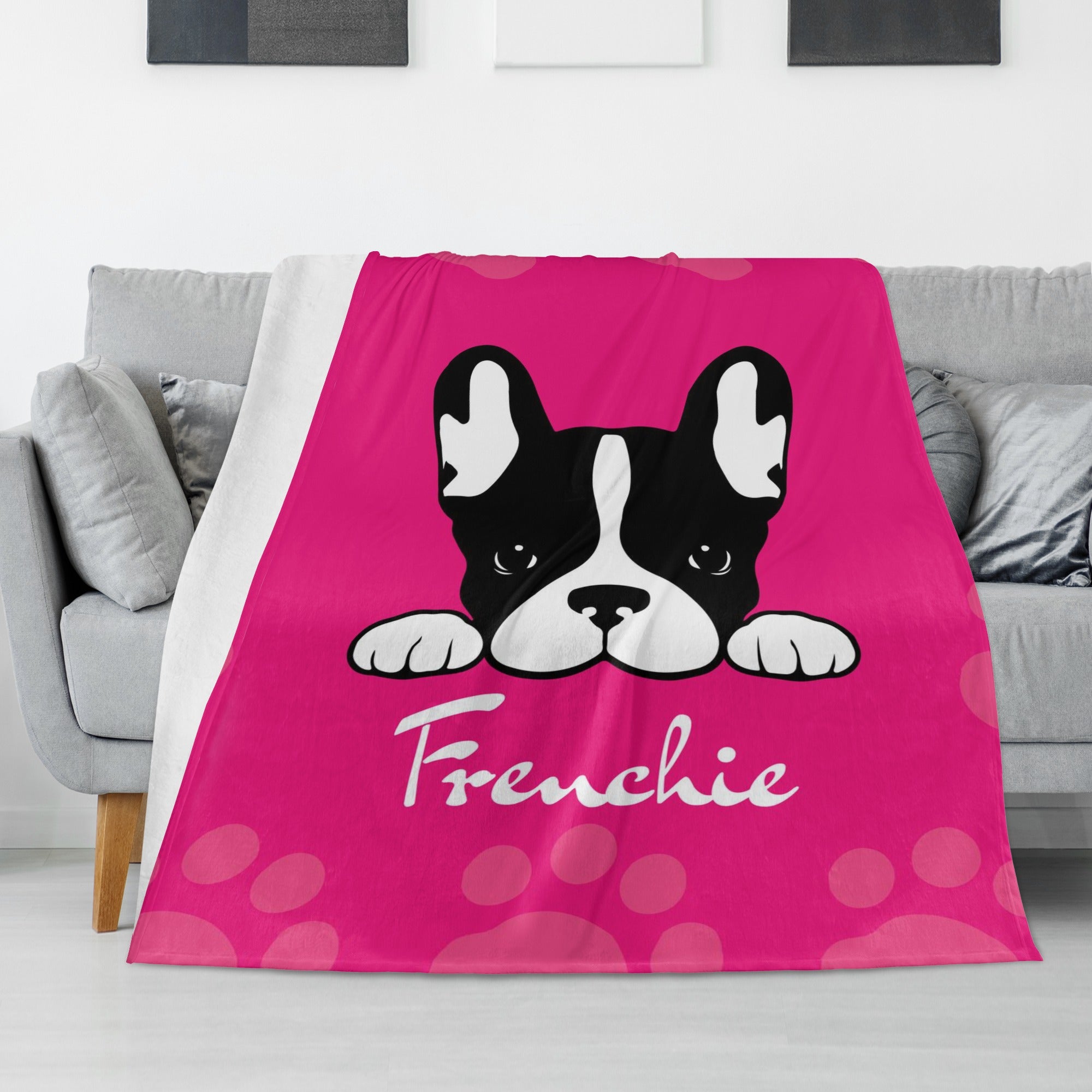 Bulldog Safe Stella- - Durable Blanket For Frenchie Pups