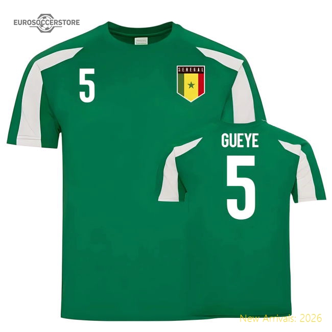 Teranga Lions Sports Training Jerseys (gueye 5) - Fan Collection