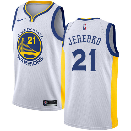 Nike Warriors White State Warriors #21 Jersey - Cost-Effective