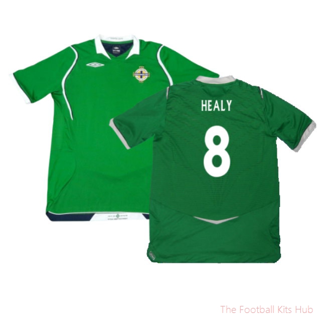 Northern Ireland 2008-09 Home Shirt (Excellent) (Healy 8)