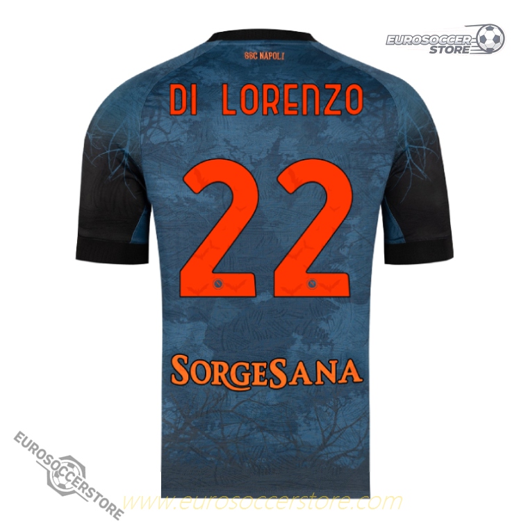 Napoli's Halloween Edition DI LORENZO 22 Jersey for the 25-26 Season