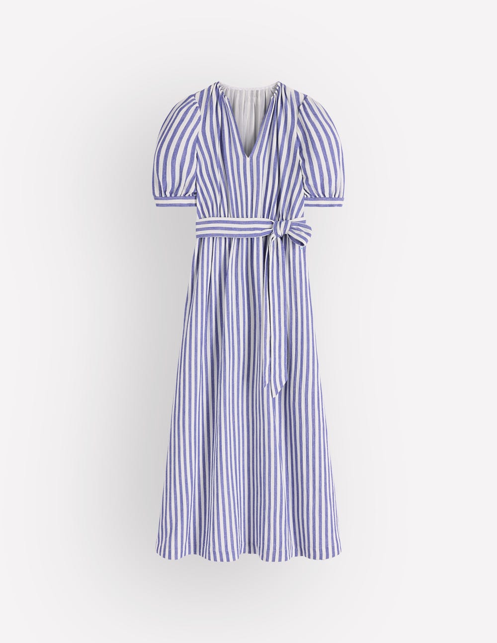 Double Cloth Puff Sleeve Dress