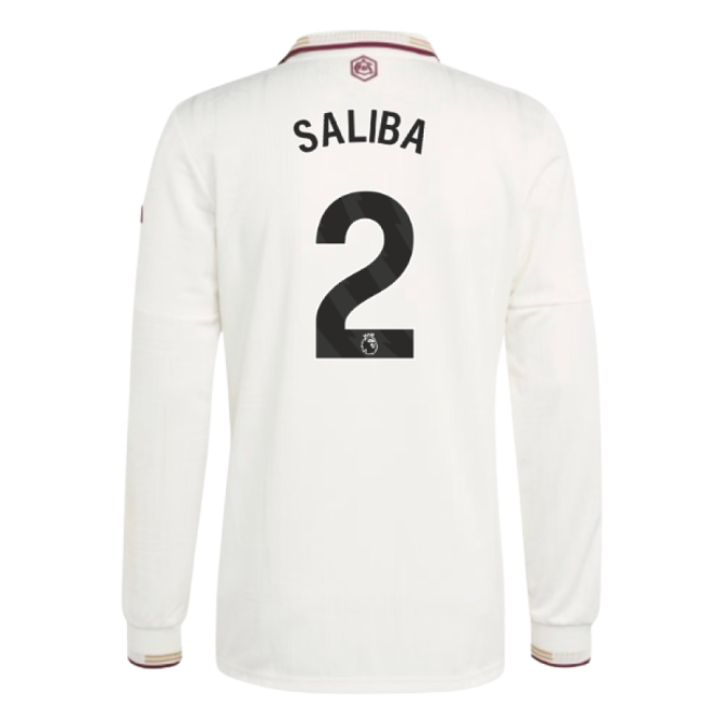 2025-20 Arsenal Third Jersey Saliba #2 Edition L S