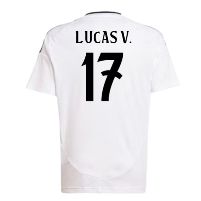 Top-Quality 2024-2025 Real Madrid Home Shirt (Kids) (Lucas V. 17)