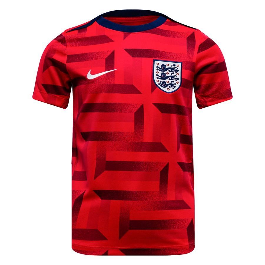 England Training T Shirt Dri Fit Academy Pro Pre Match Siren Red/blue
