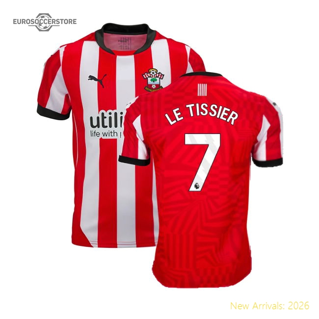 Gentle Football Team Kids Le Tissier Jersey 2024-2025 Machine-washable
