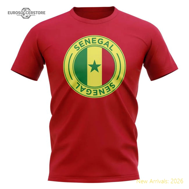 Exceptional African Powerhouse Football Badge T-shirt (red)