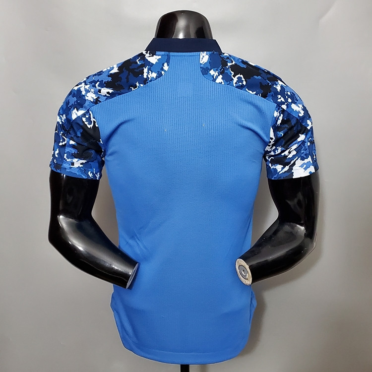 Elite Series Japan 2020 Home Blue Soccer Jersey Football Shirt Player
