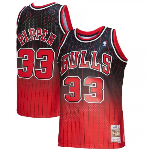Red Chicago Bulls #33 Clippers Jersey - Fabric Basketball Jersey